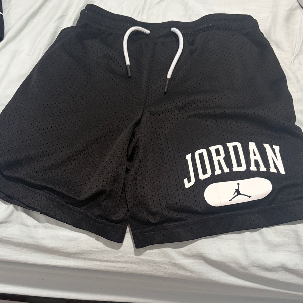 Jordan Boy’s Black Mesh Athletic Shorts